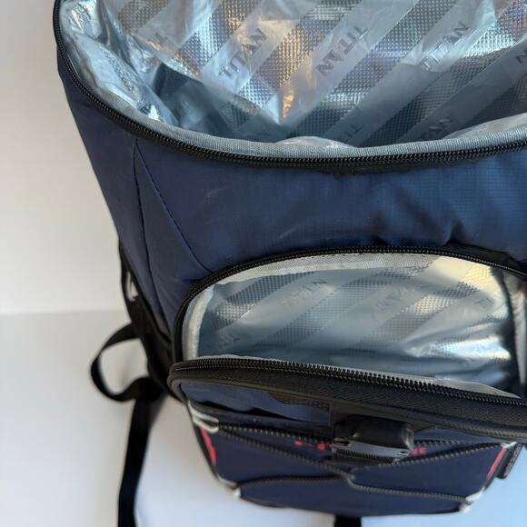 Titan Deep Freeze Backpack Cooler Insulated Soft Cooler Navy Blue New w/out tags - Picture 8 of 10